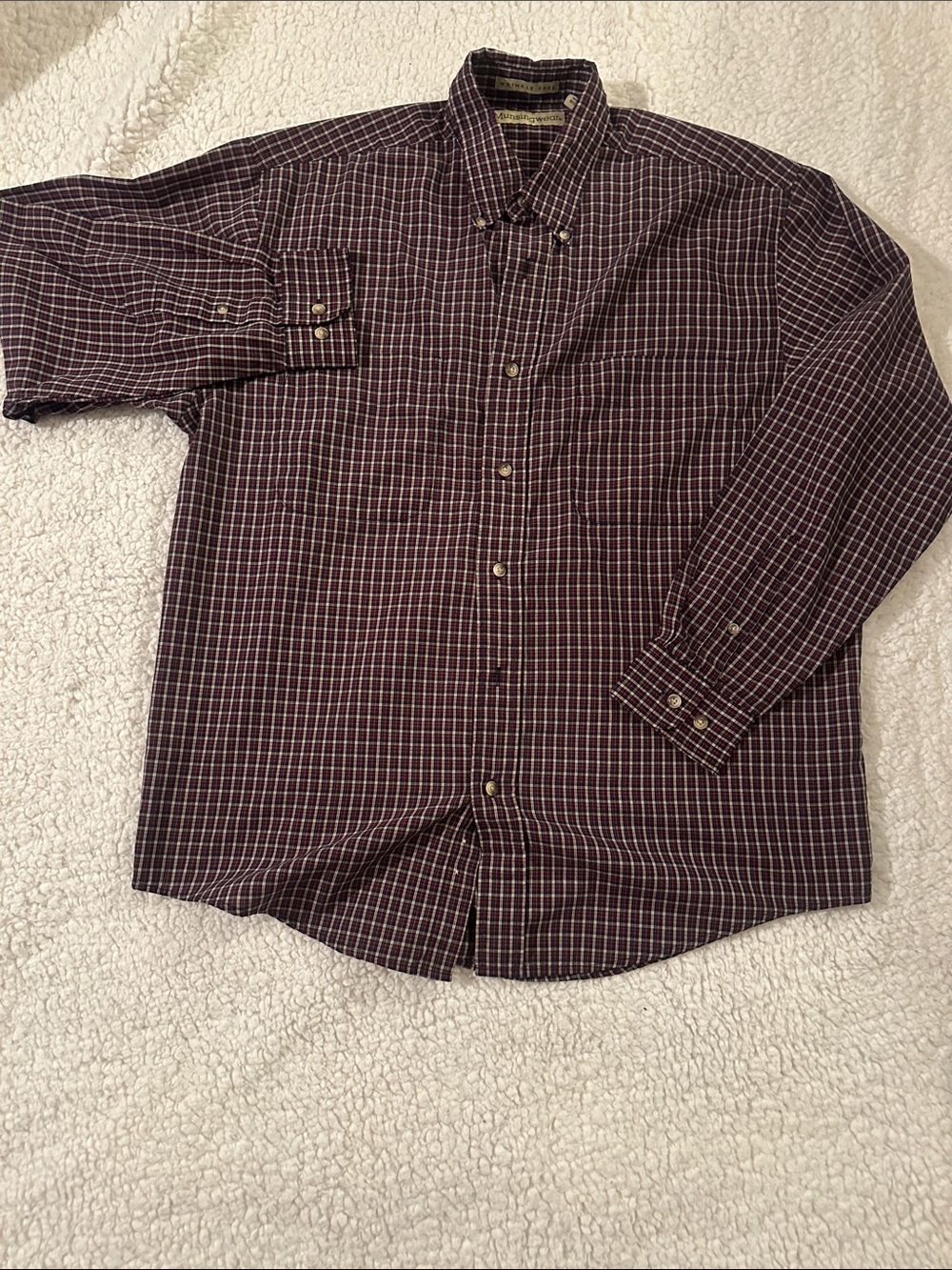 Munsingwear Plaid Button Down Shirt